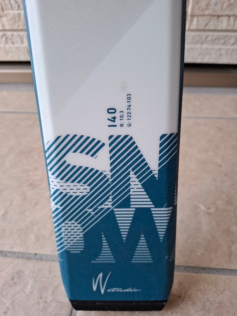 スキー板 140cm エラン　 WHITE