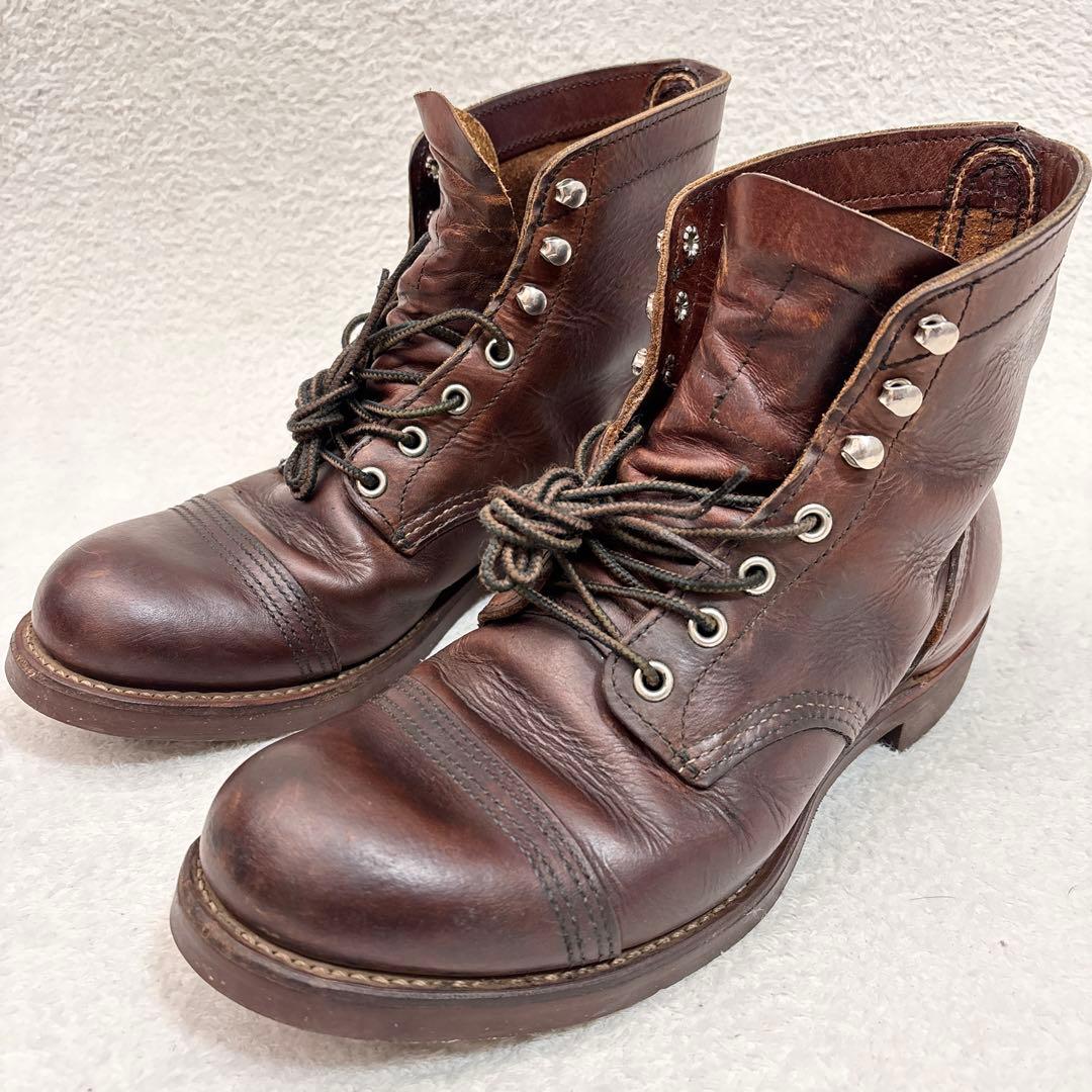 レッドウィング アイアンレンジャー 8111D 26cm ブラウン レザー