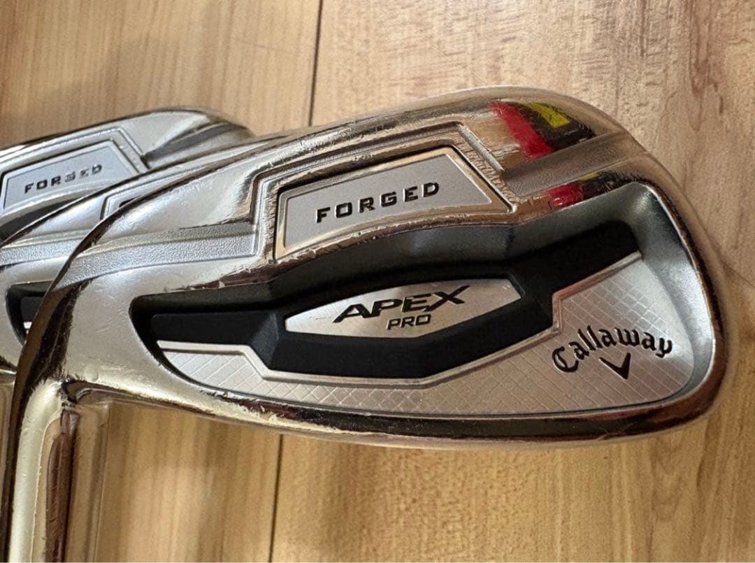 キャロウェイ　レフティー　APEX FORGED PROアイアンセット　希少