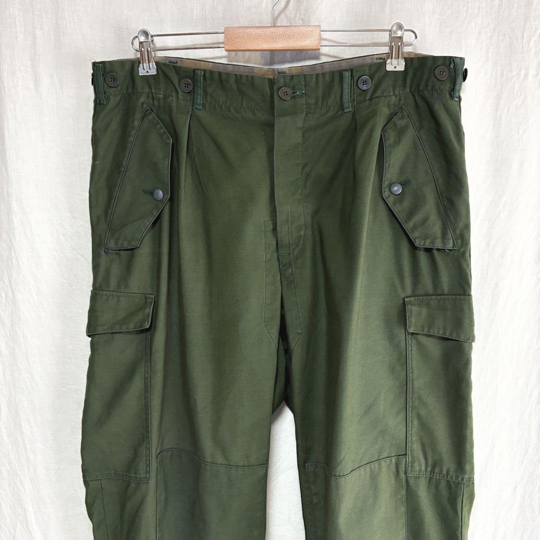 60s スウェーデン軍 M59 ミリタリー カーゴパンツ C54 W38 ユーロ