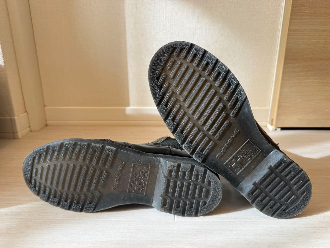 【美品】ドクターマーチン　サイドゴアブーツ ウイングチップ　レザー　26センチ