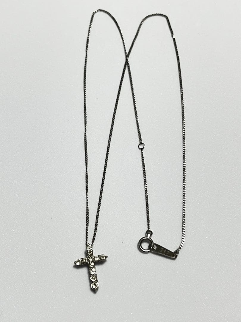 y*2様 プラチナ クロス ペンダント ネックレス
