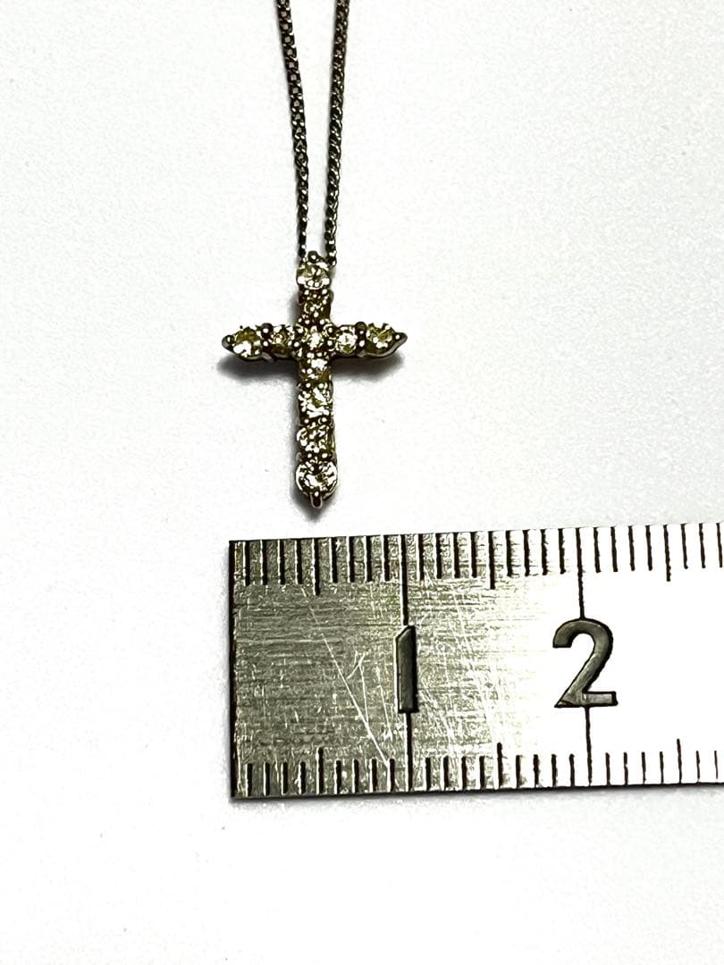 y*2様 プラチナ クロス ペンダント ネックレス