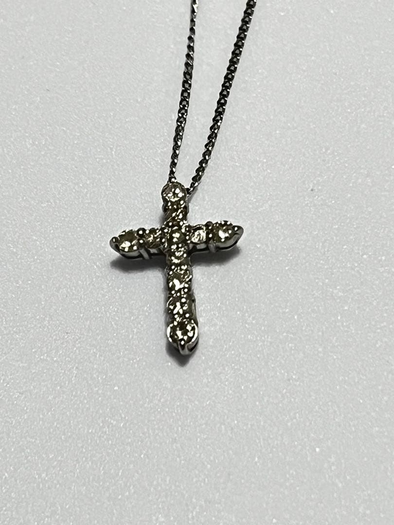 y*2様 プラチナ クロス ペンダント ネックレス