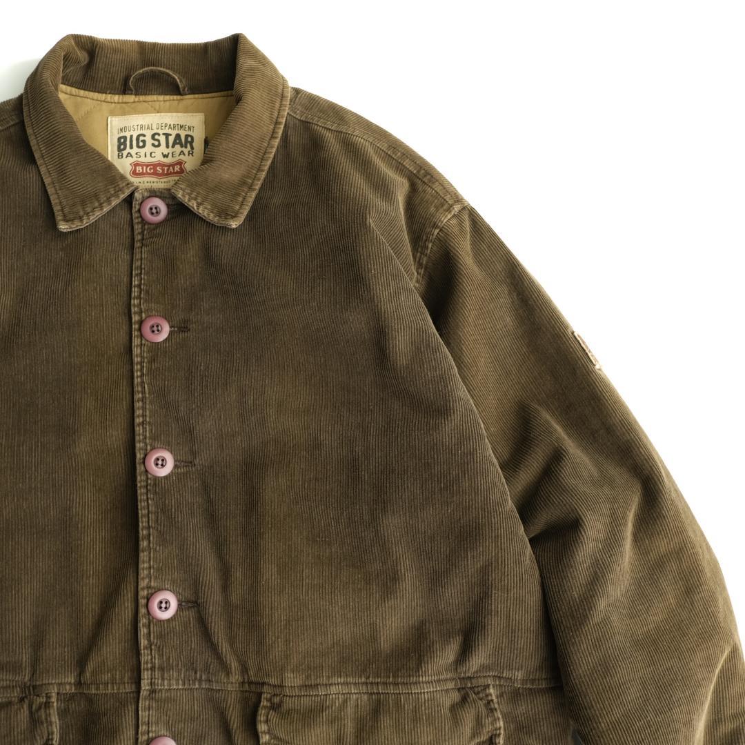 BIG STAR 90s 中綿　コーデュロイジャケット　 ミドル丈　L.