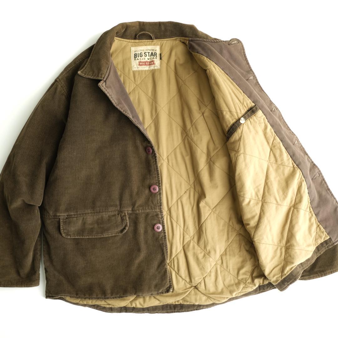 BIG STAR 90s 中綿　コーデュロイジャケット　 ミドル丈　L.