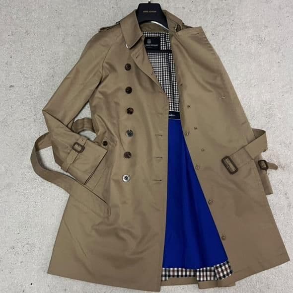 ✨希少✨アクアスキュータム トレンチコート チェック ベルト ライナー 大草直子
