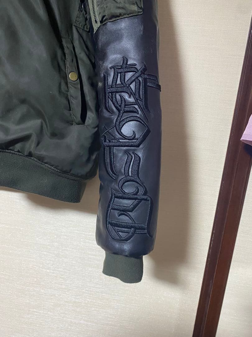 裏庭　ジャケット　ジャンパー　山本キッド　MA1 N2B N3B 本革　ファー