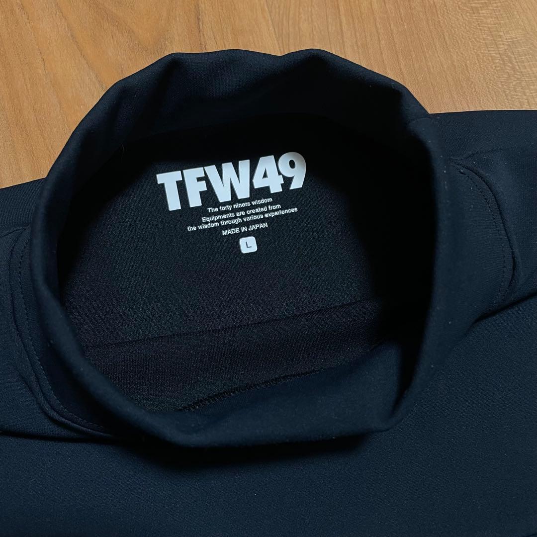 定価2.6万　TFW49 モックネック　Tシャツ L ブラック