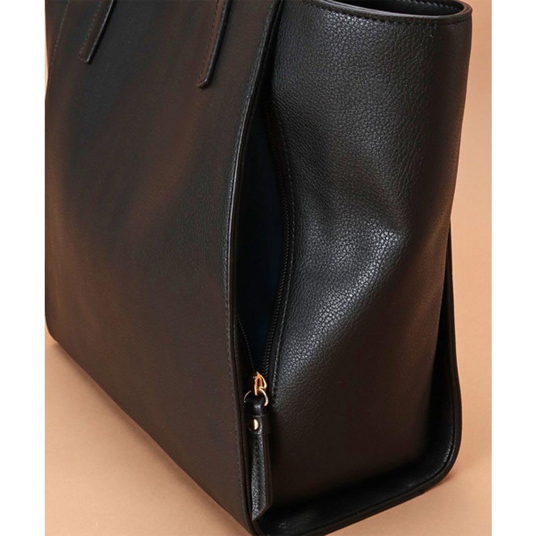 【新品未使用】サマンサタバサ　スタッズトートバック　A4サイズ　大容量　黒