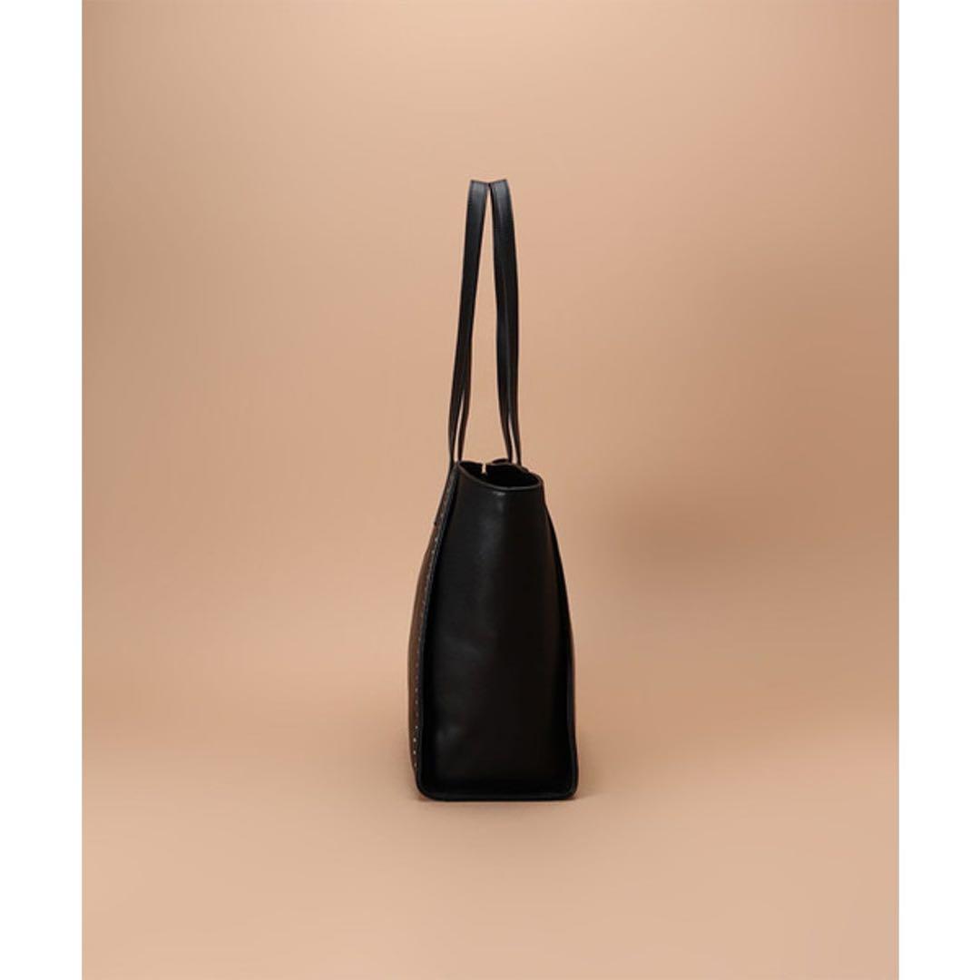 【新品未使用】サマンサタバサ　スタッズトートバック　A4サイズ　大容量　黒