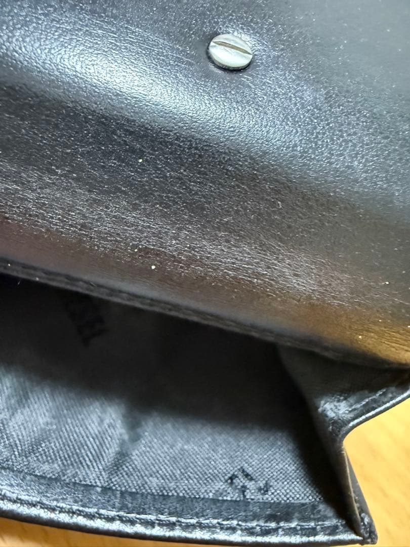 DIESEL 本革 三つ折り財布 黒 値下げ⭕️