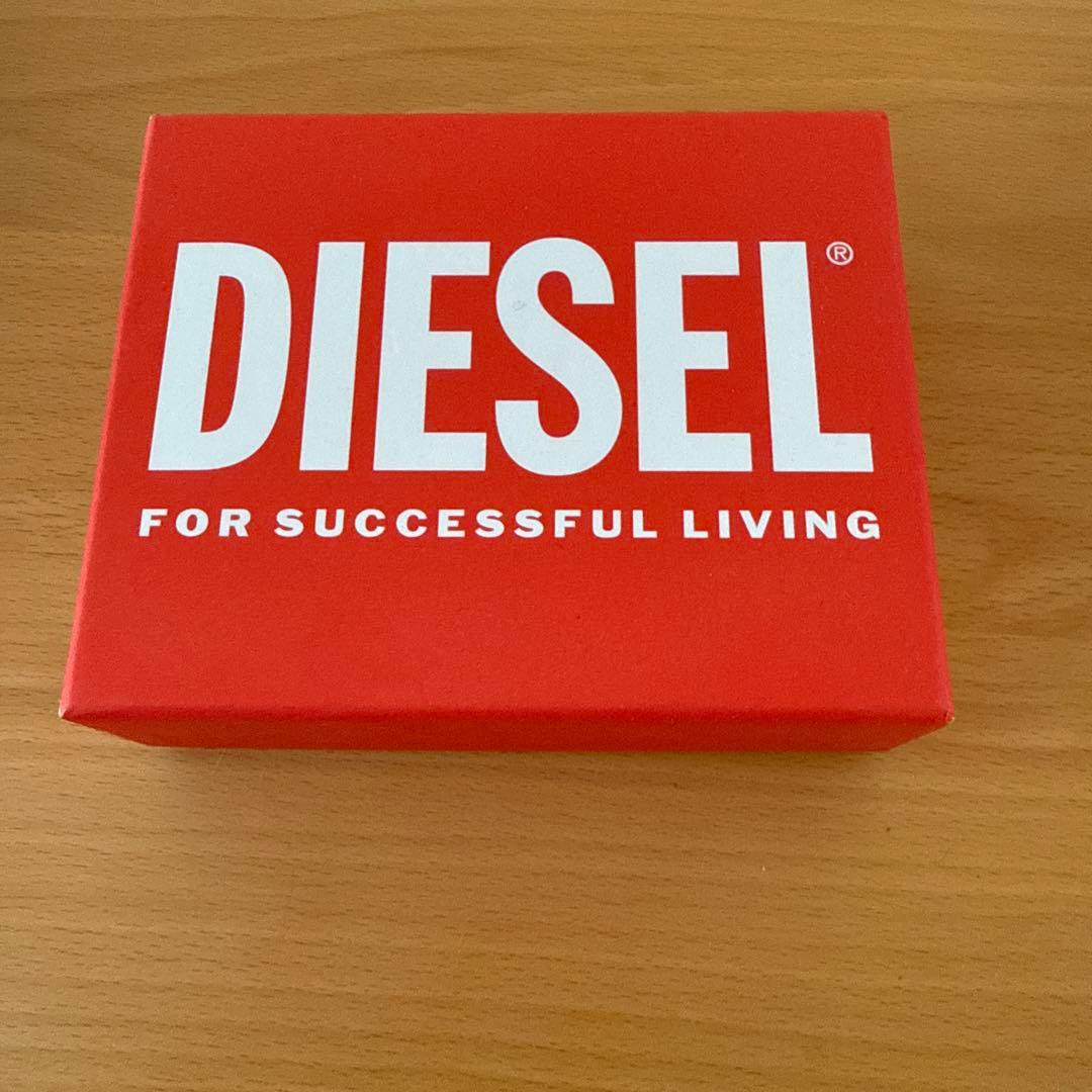 DIESEL 本革 三つ折り財布 黒 値下げ⭕️