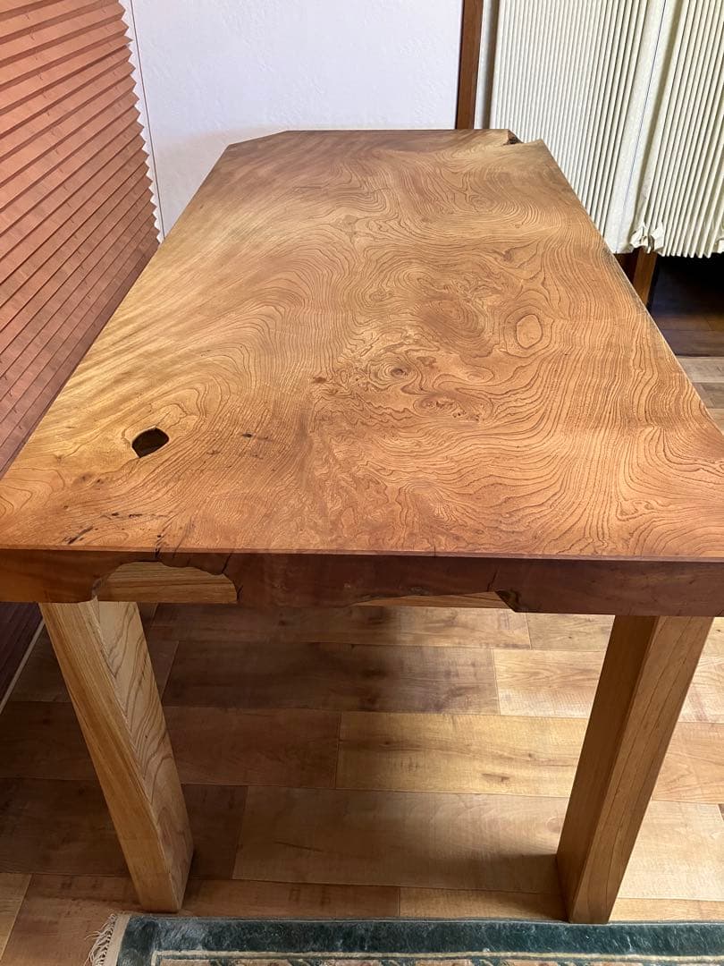 欅　ケヤキ　けやき　無垢　ダイニングテーブル　テーブル