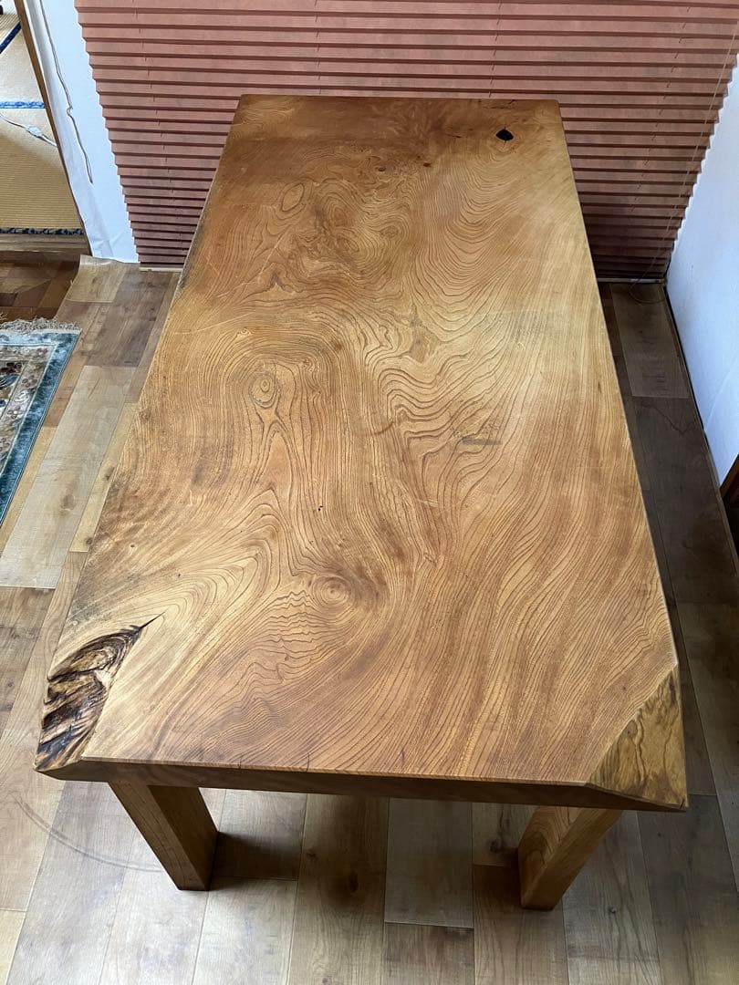 欅　ケヤキ　けやき　無垢　ダイニングテーブル　テーブル