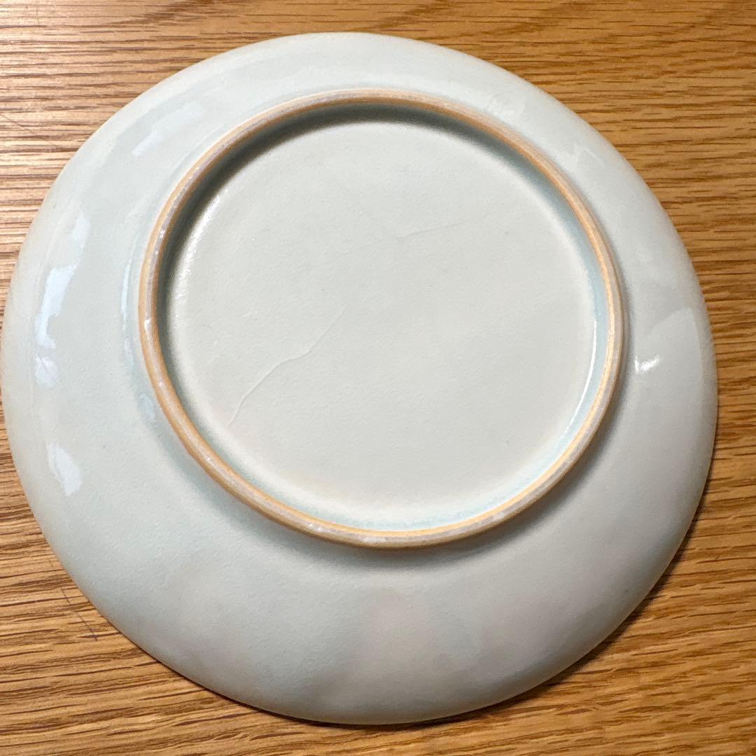 藤塚光男　染め付け蕎麦猪口　皿