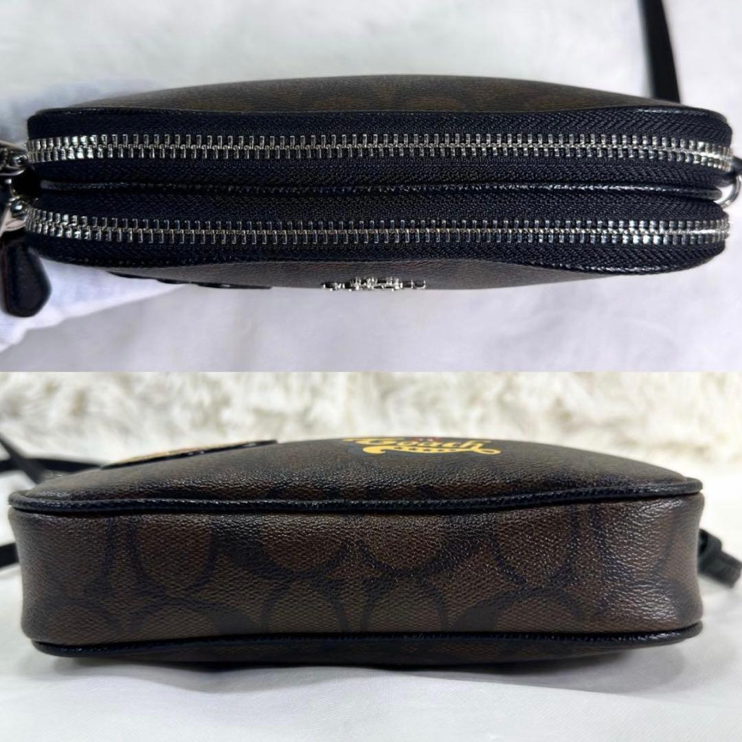 【極美品】COACH クロスボディ ワッペン シグネチャー PVC 1363