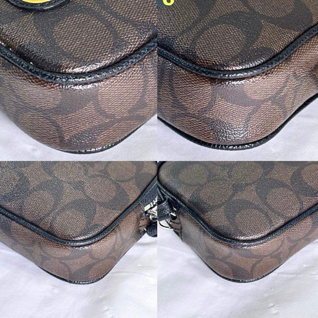 【極美品】COACH クロスボディ ワッペン シグネチャー PVC 1363