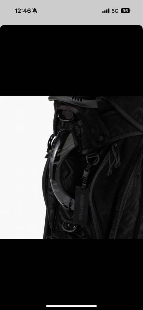 BRG311D06 ブラック ゴルフバッグ　ブリーフィング