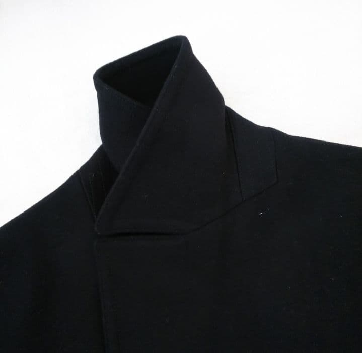 【極美品 M】バーバリーブラックレーベル 幻の 最高級 Pコート 中綿入りウール