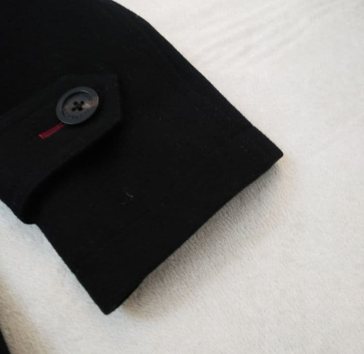 【極美品 M】バーバリーブラックレーベル 幻の 最高級 Pコート 中綿入りウール