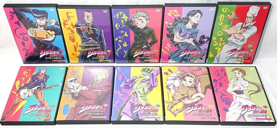 ジョジョの奇妙な冒険/ダイヤモンドは砕けない 【4部】DVD 全20巻 セット