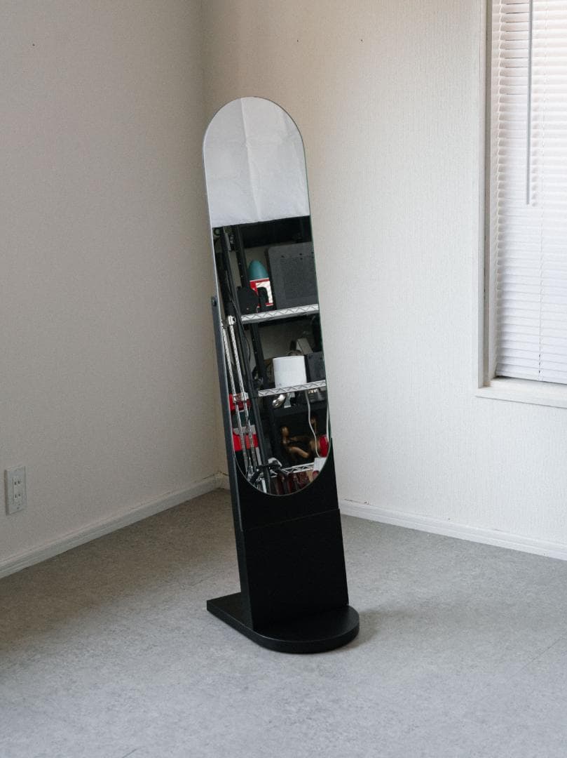 80's SHISEIDO 非売品 スタンドミラー スペースエイジ ポストモダン