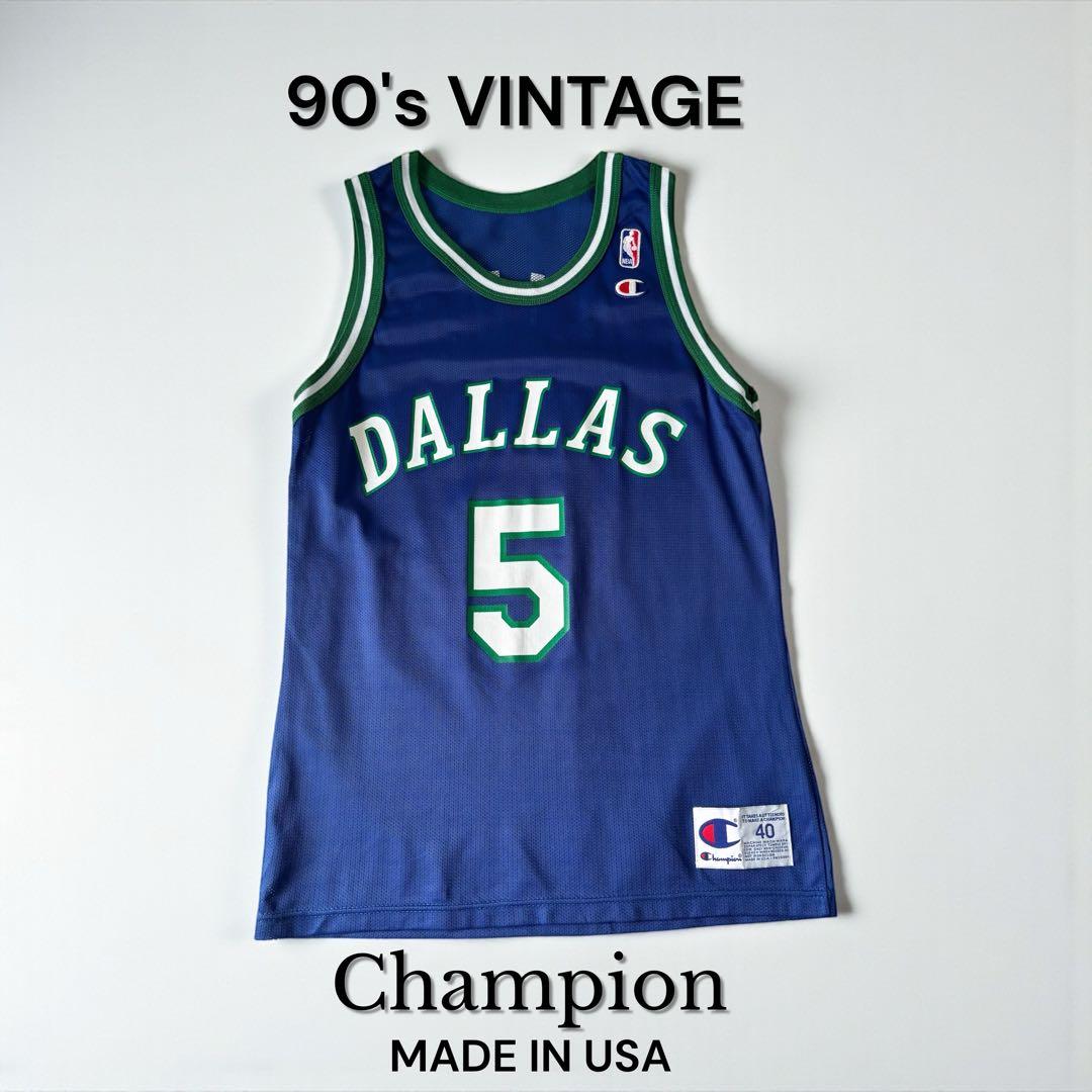 90年代ビンテージUSA製チャンピオンダラスマーベリックスユニフォーム古着NBA