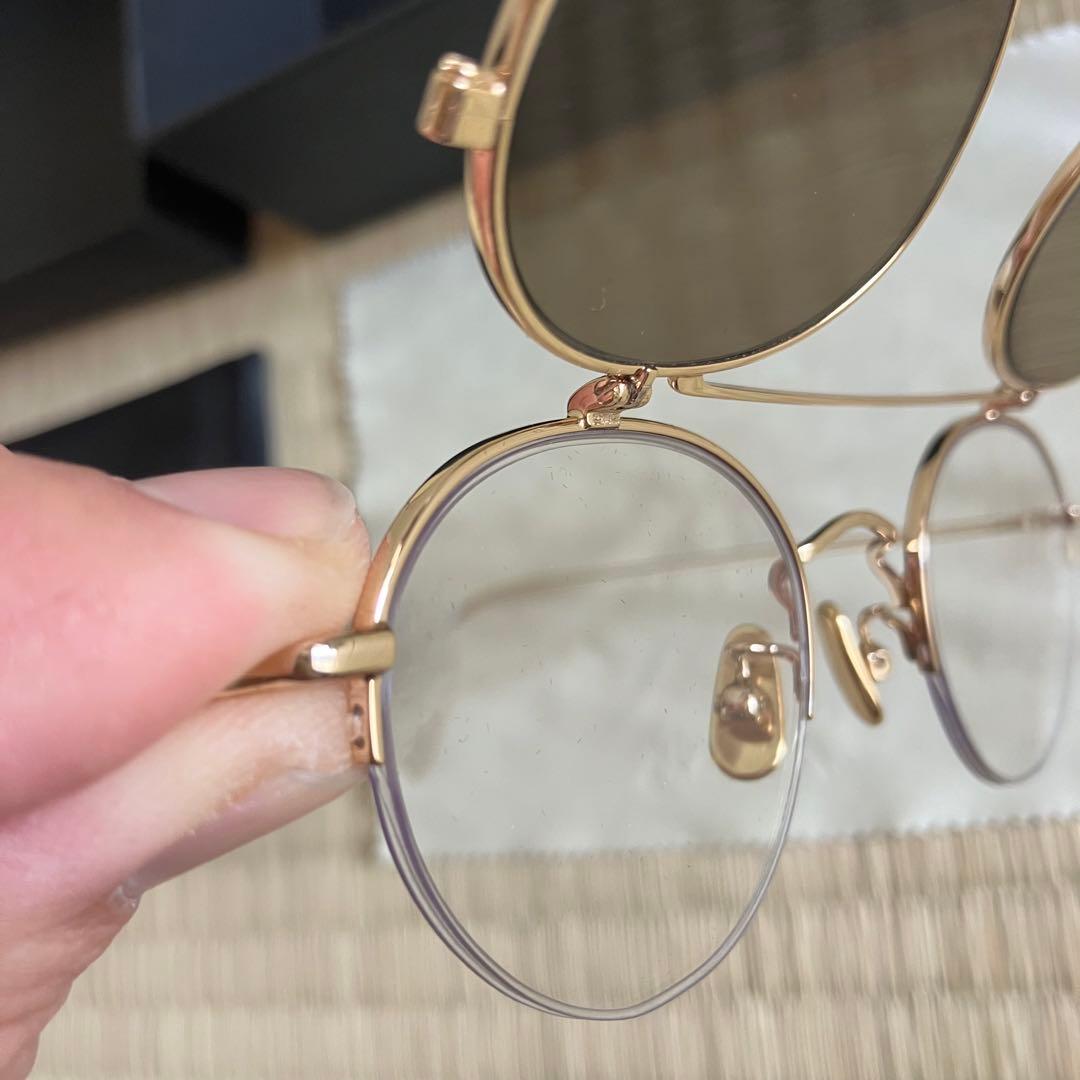 美品　A.D.S.R. adsr サングラス LARS ラーシュ 02 ゴールド