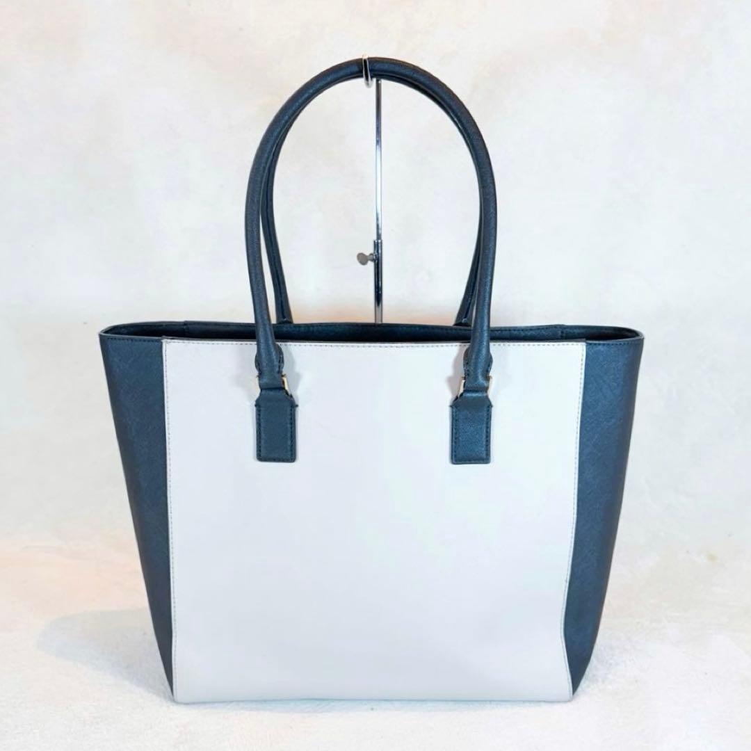 【美品】Kate Spade ケイトスペード 大容量 トートバッグ バイカラー