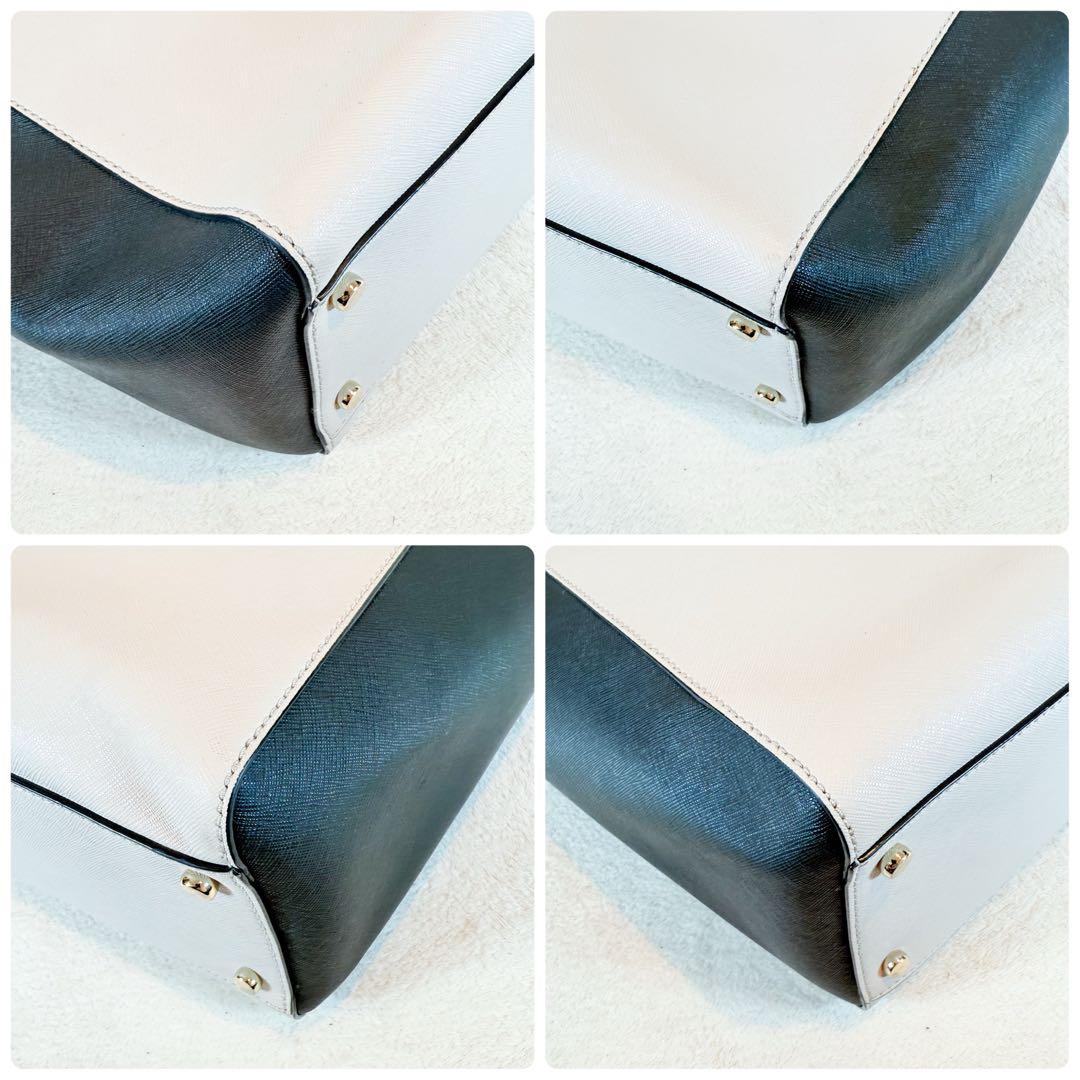 【美品】Kate Spade ケイトスペード 大容量 トートバッグ バイカラー