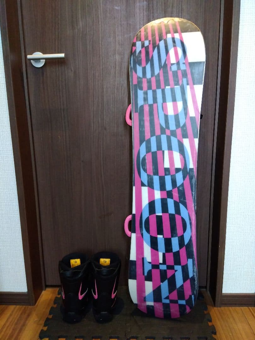 【初心者・練習用に】SPOON 女の子向け キッズ用 スノーボードセット！！