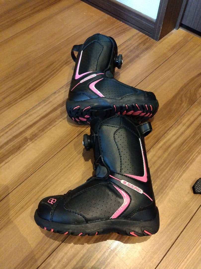 【初心者・練習用に】SPOON 女の子向け キッズ用 スノーボードセット！！