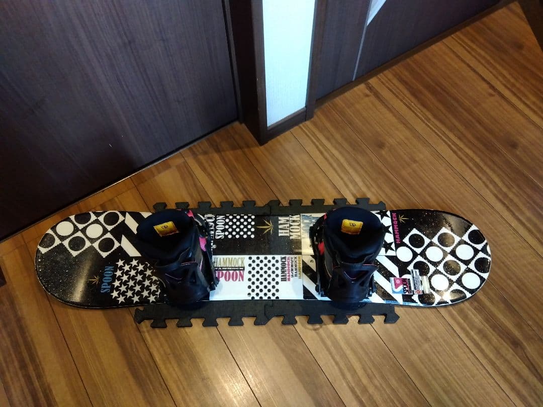 【初心者・練習用に】SPOON 女の子向け キッズ用 スノーボードセット！！