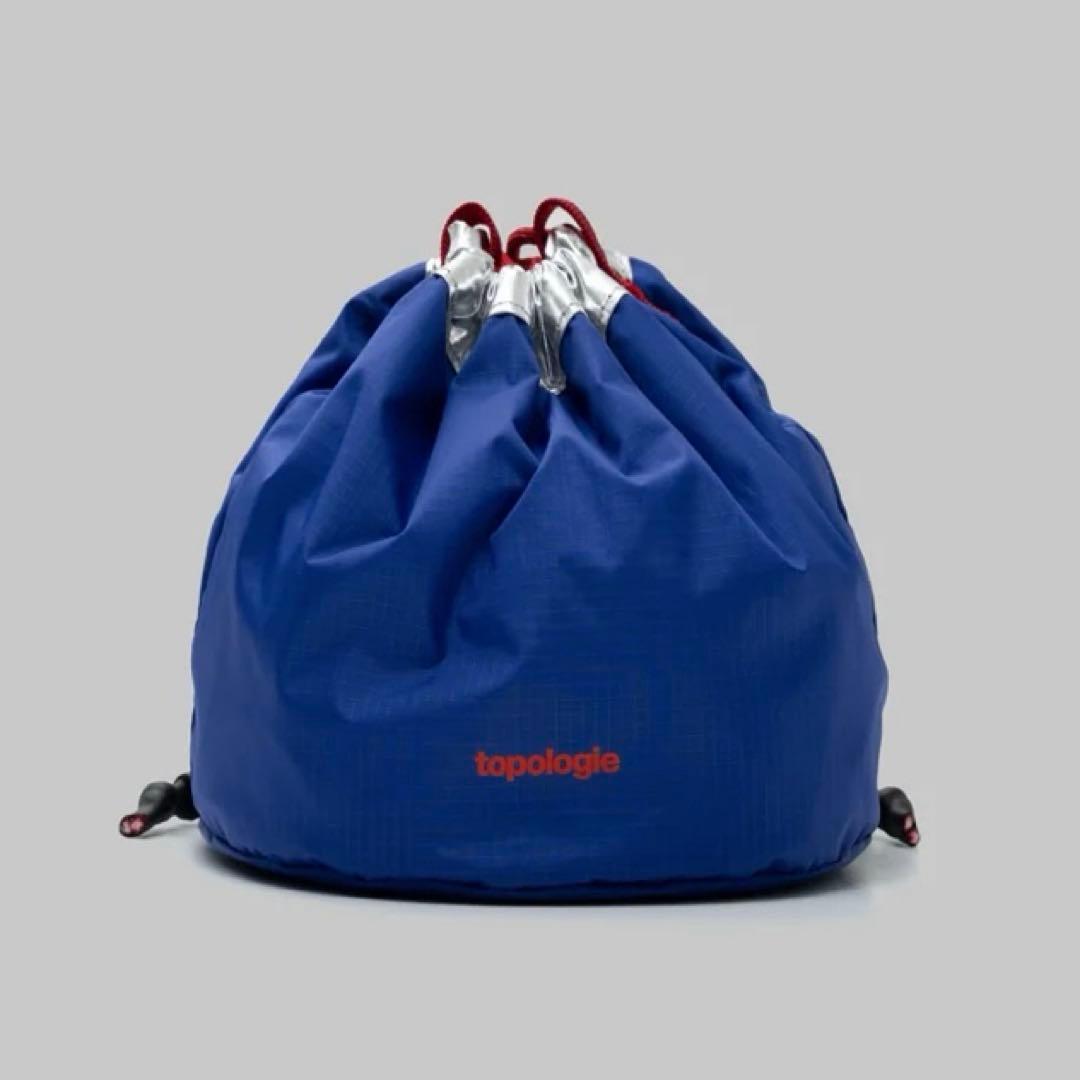 topologie トポロジー リバーシブル巾着バッグ+ショルダーストラップ