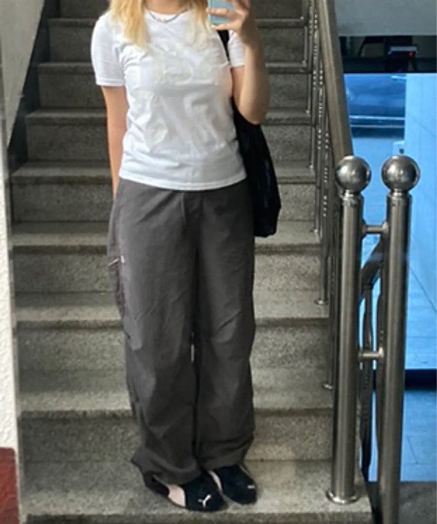 coyseio パンツ Strap Line Pants Grey 2サイズa6