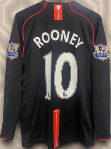 0708 マンチェスター・ユナイテッド アウェイ 10 ウェイン・ルーニー 長袖