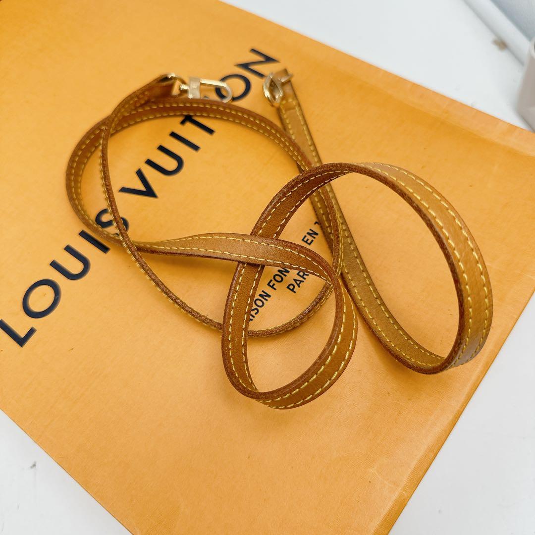 ルイヴィトン　純正　ヌメ革　ショルダーストラップ　細め