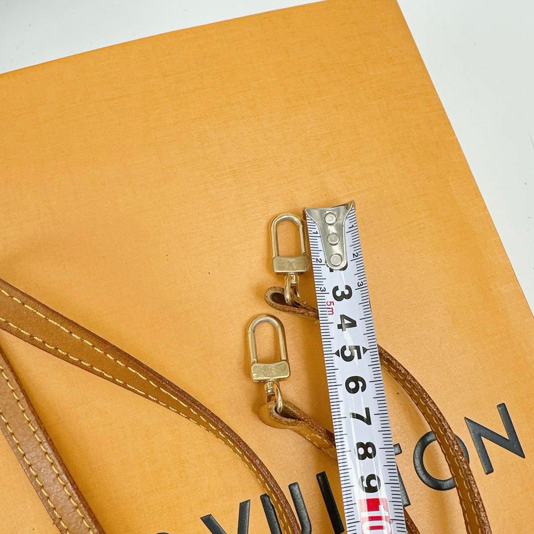 ルイヴィトン　純正　ヌメ革　ショルダーストラップ　細め