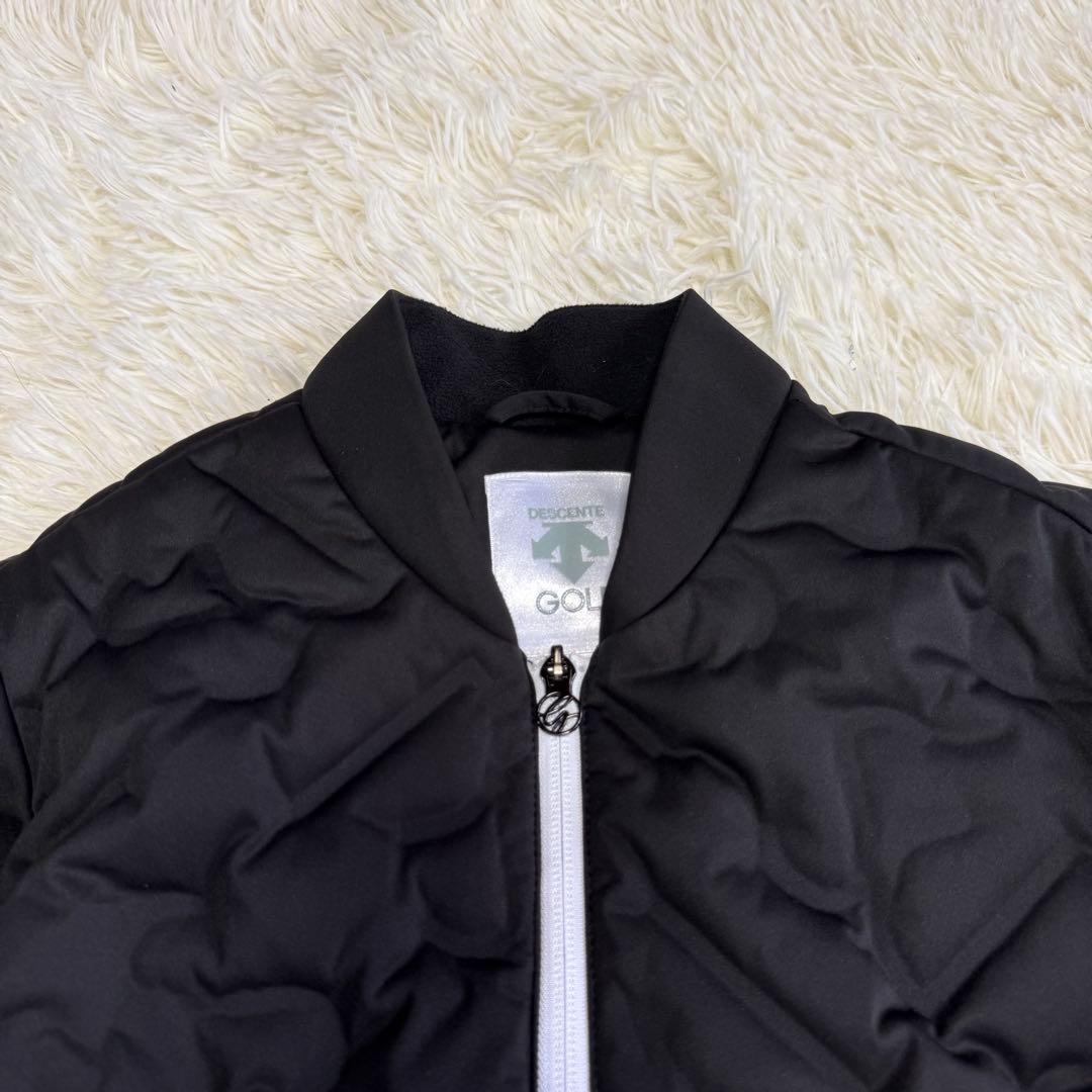 【デサントゴルフ】美品 セットアップ ダウン ブラック Mサイズ レディース