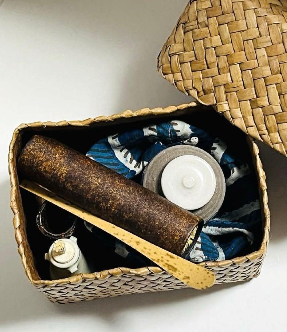 新品未使用　茶籠　茶箱　野点用