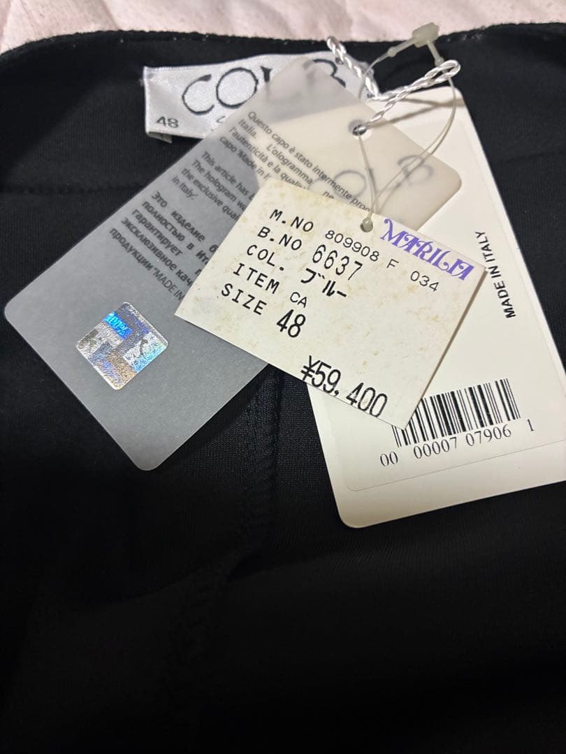 COLB ノーカラージャケット サイズ48 イタリア製