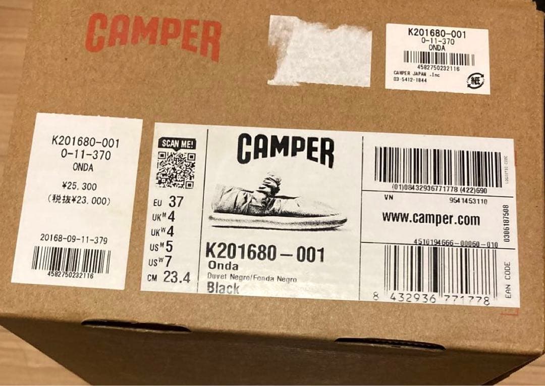 camper onda カンペール フラットシューズ