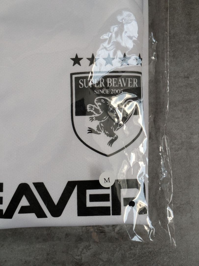 【新品】SUPER BEAVER サッカーシャツ ホワイト Mサイズ 長袖
