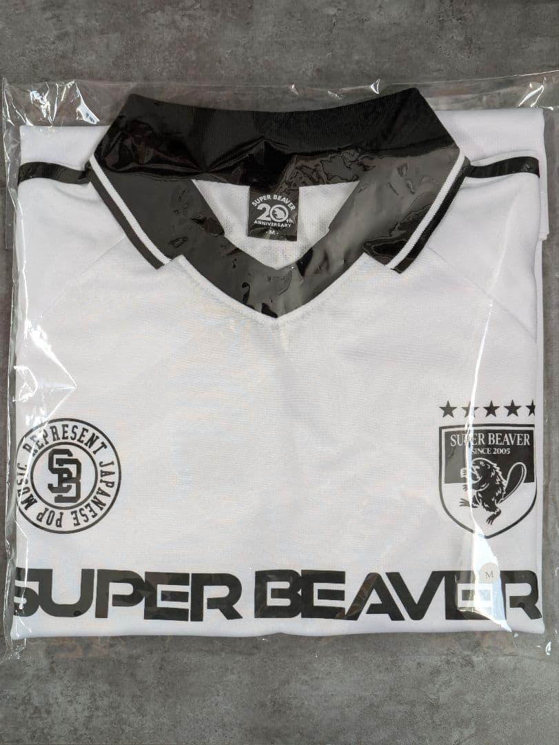 【新品】SUPER BEAVER サッカーシャツ ホワイト Mサイズ 長袖