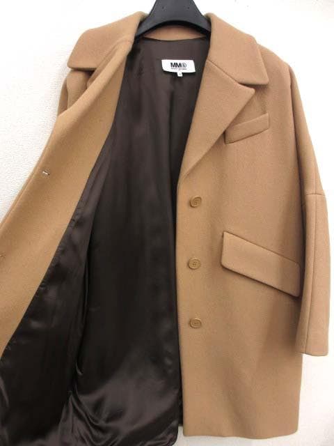美品 MM6 メゾンマルジェラ 20AW オーバーサイズ コクーンコート 36