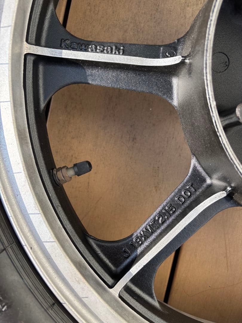 Z400FX E4 ホイール　ハブ付き