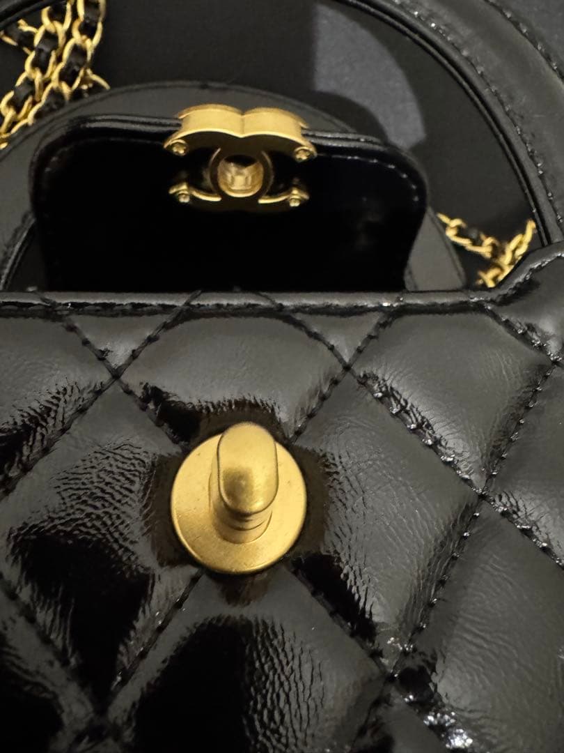 CHANEL ノベルティ　ブラック キルティング バッグ　ショルダーバッグ