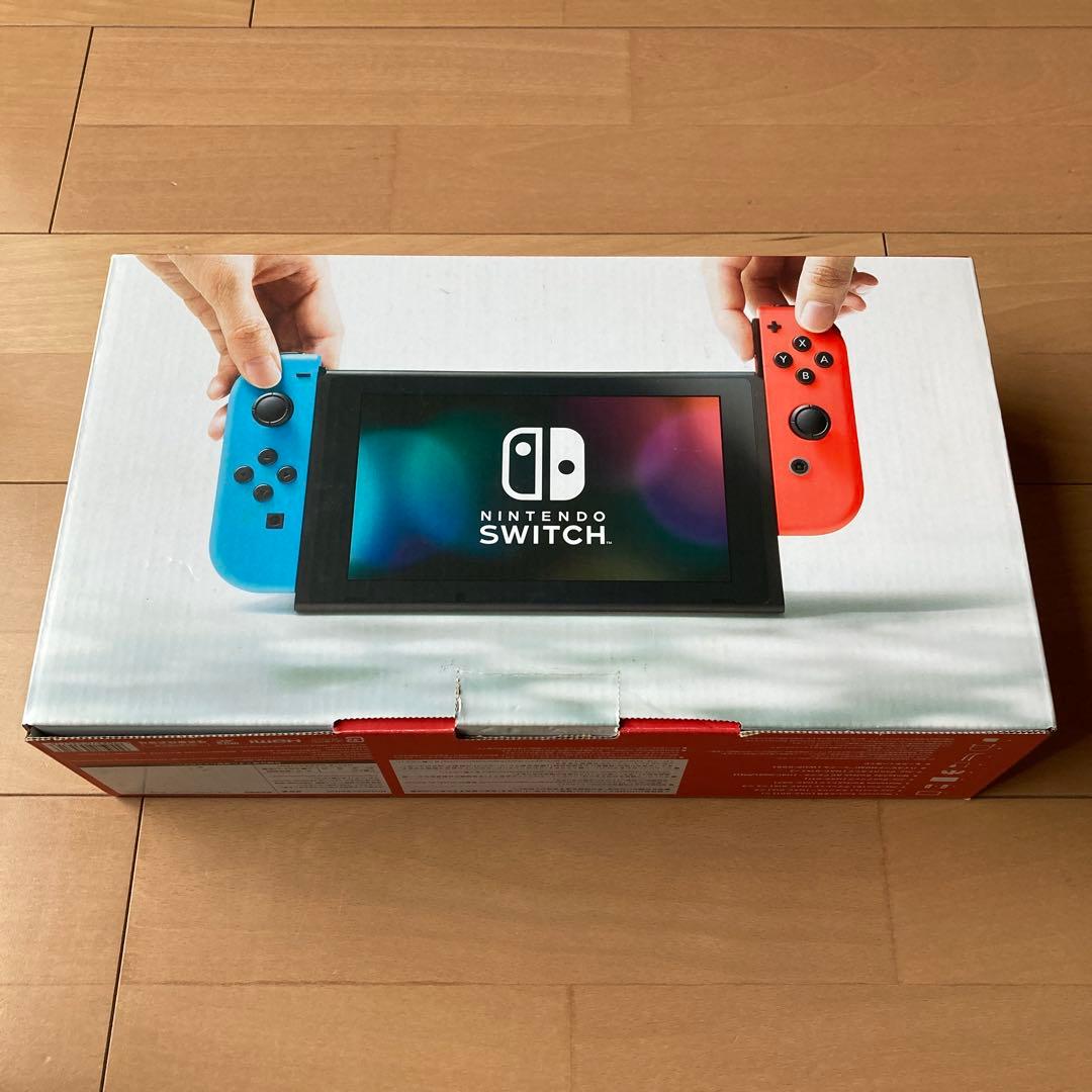 ①Nintendo Switch ネオンブルー、ネオンレッド