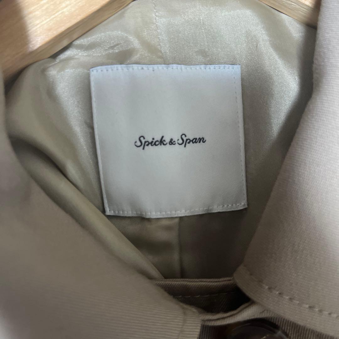 Spick & Span ステンカラーウールトレンチ　38